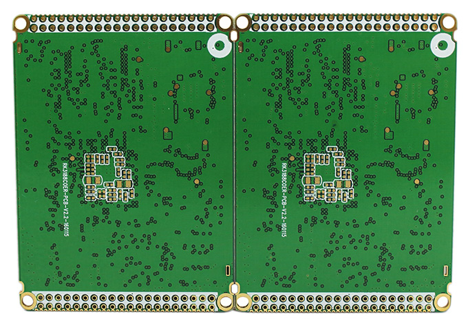 6層阻抗半孔細密線路PCB電路板_導航儀SMT貼片加工廠